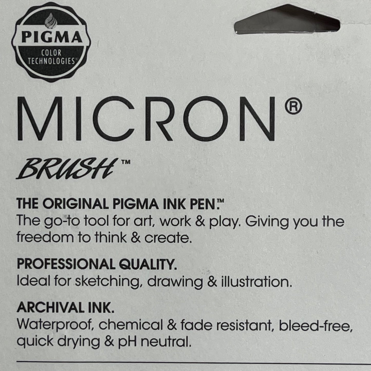 SAKURA (3-PACK) Pigma Micron Pens & Brush 0.25mm, 0.45mm, 0.60mm Gray 50167
