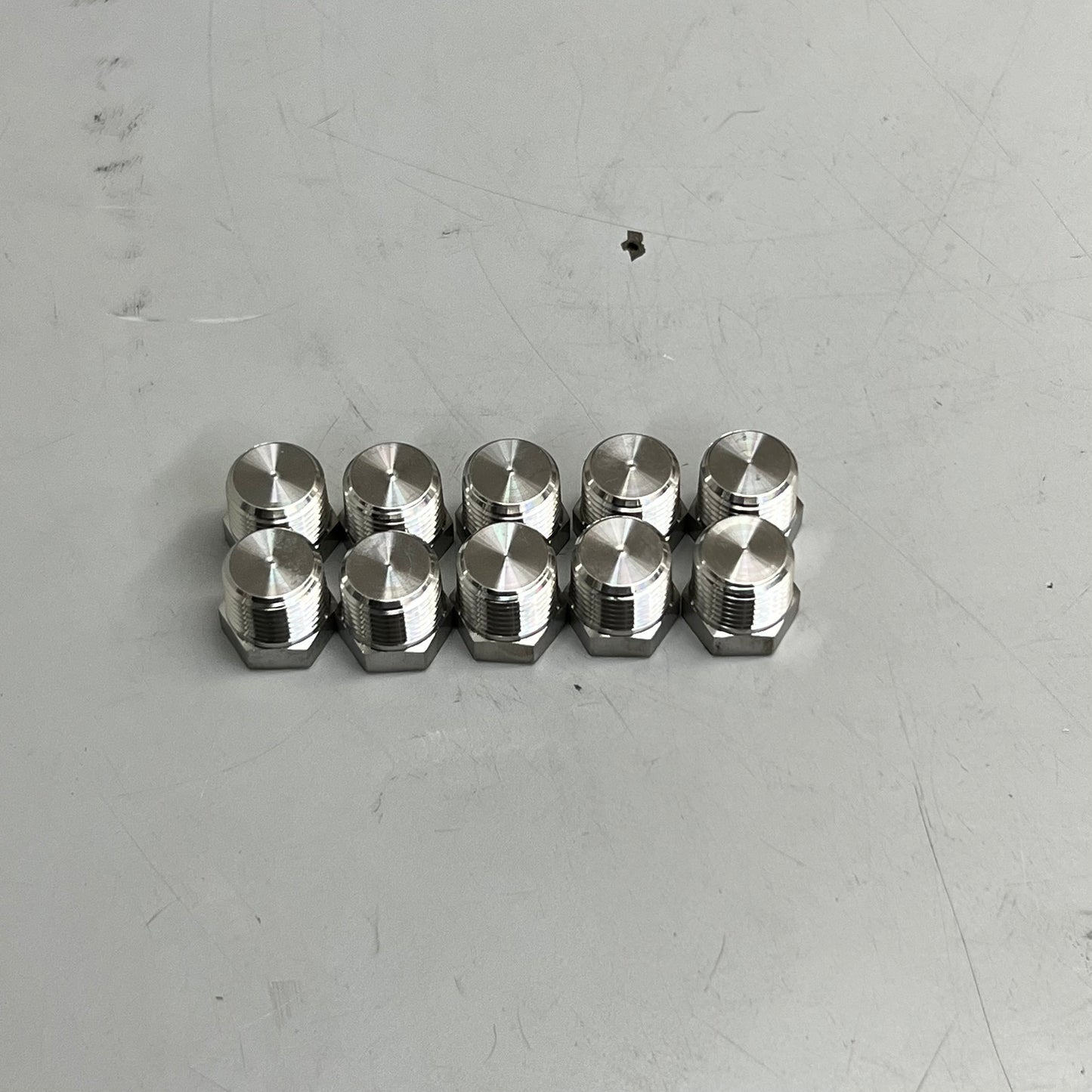 DERNORD (10 Pack) Stainless Steel Hexagonal Head Plug 3/4" by 7/8" 17449