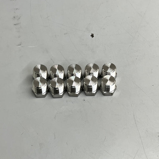 DERNORD (10 Pack) Stainless Steel Hexagonal Head Plug 3/4" by 7/8" 17449