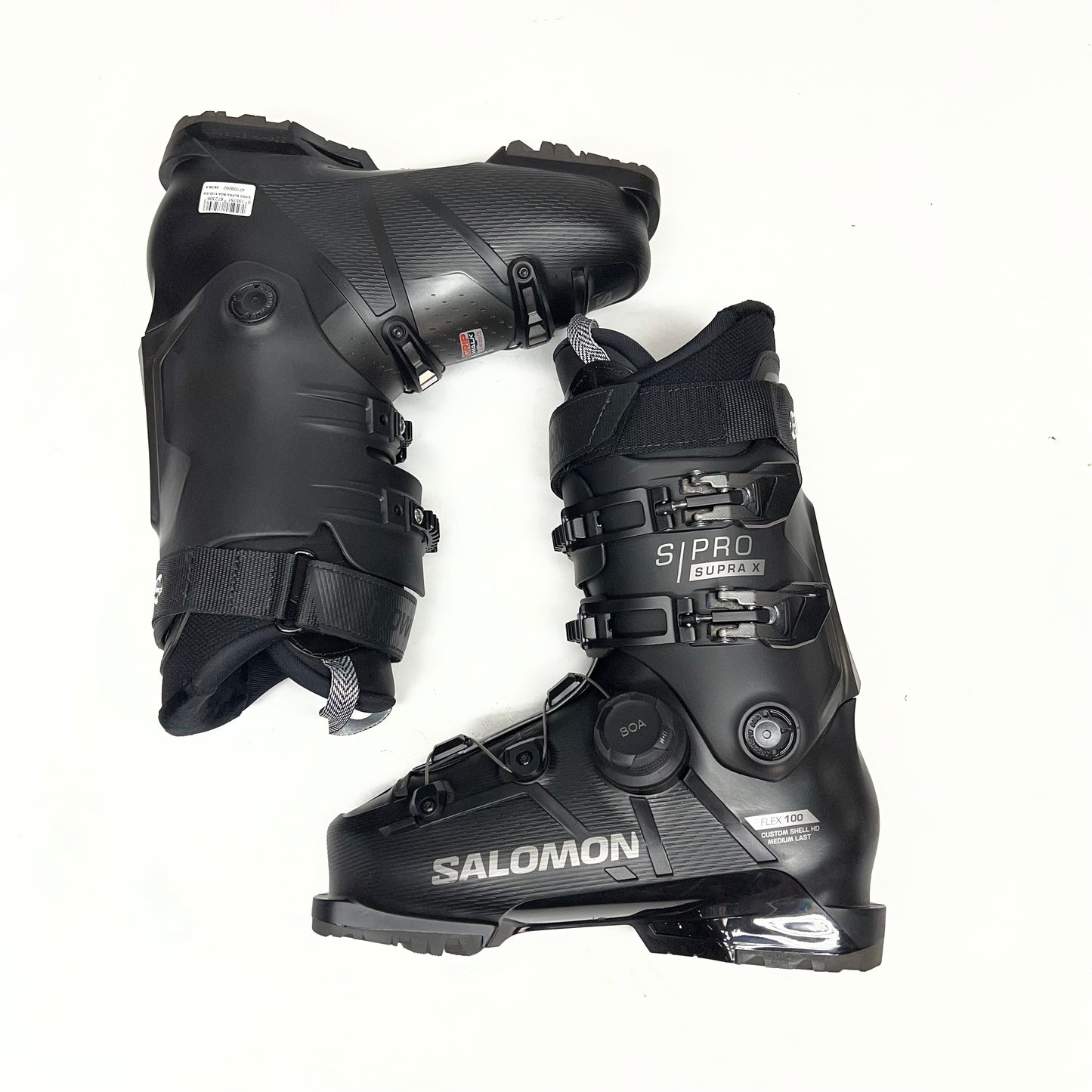 SALOMON S/pro Supra 100 Alpine Boots  Men's Sz 26 Dark Grey Mat L47709000
