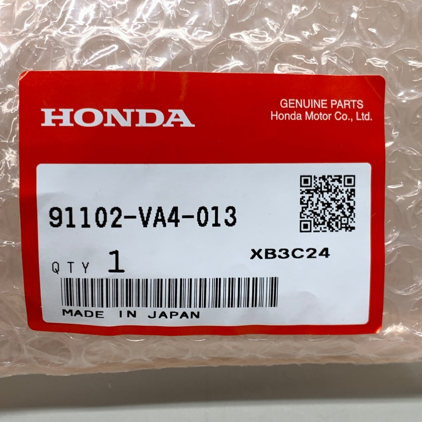 HONDA Radial Ball Bearing 91102-VA4-013