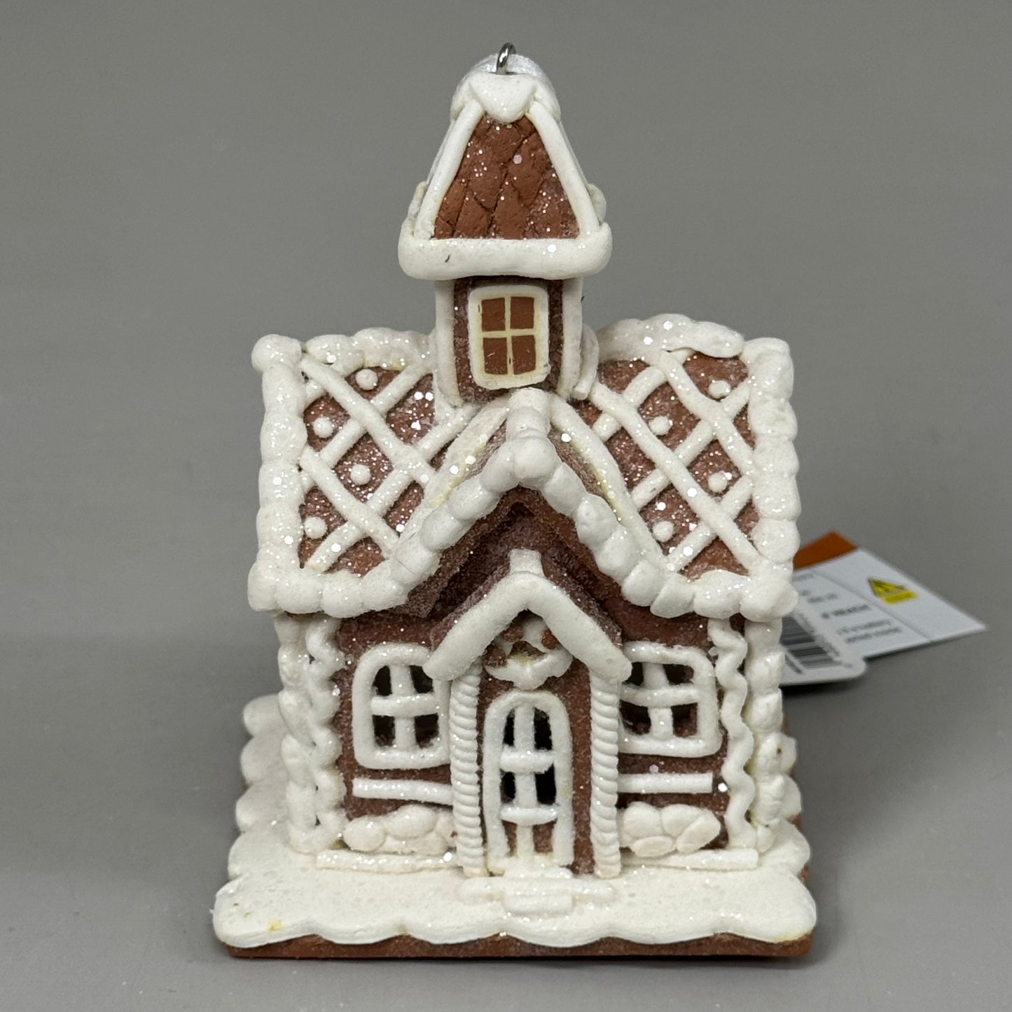 RAZ IMPORT (12 PACK) Assorted Lighted Gingerbread House Ornaments 4.25" 4416149