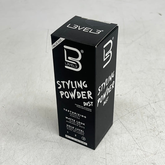 LEVEL B  (2 PACK) Styling Powder Dust Texturizing Matte Look 2.1 oz BB 09/28