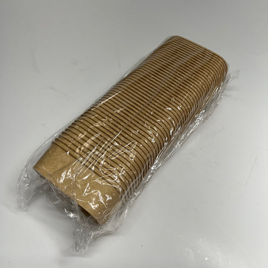 ZA@ KRAFT (300 PACK) Rectangular Kraft Paperboard Box (lids Not Included) 24 oz Brown AC-24OZRECT-KRAFT