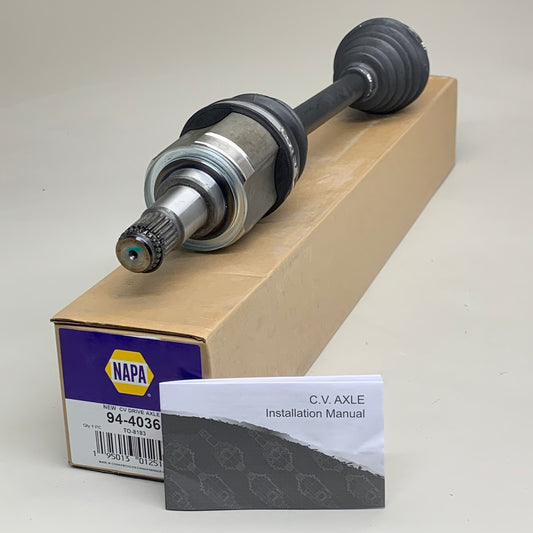 NAPA CV Drive Axle Grooved 24 Spline 27.91" for Toyota Sienna 2004-10 94-4036