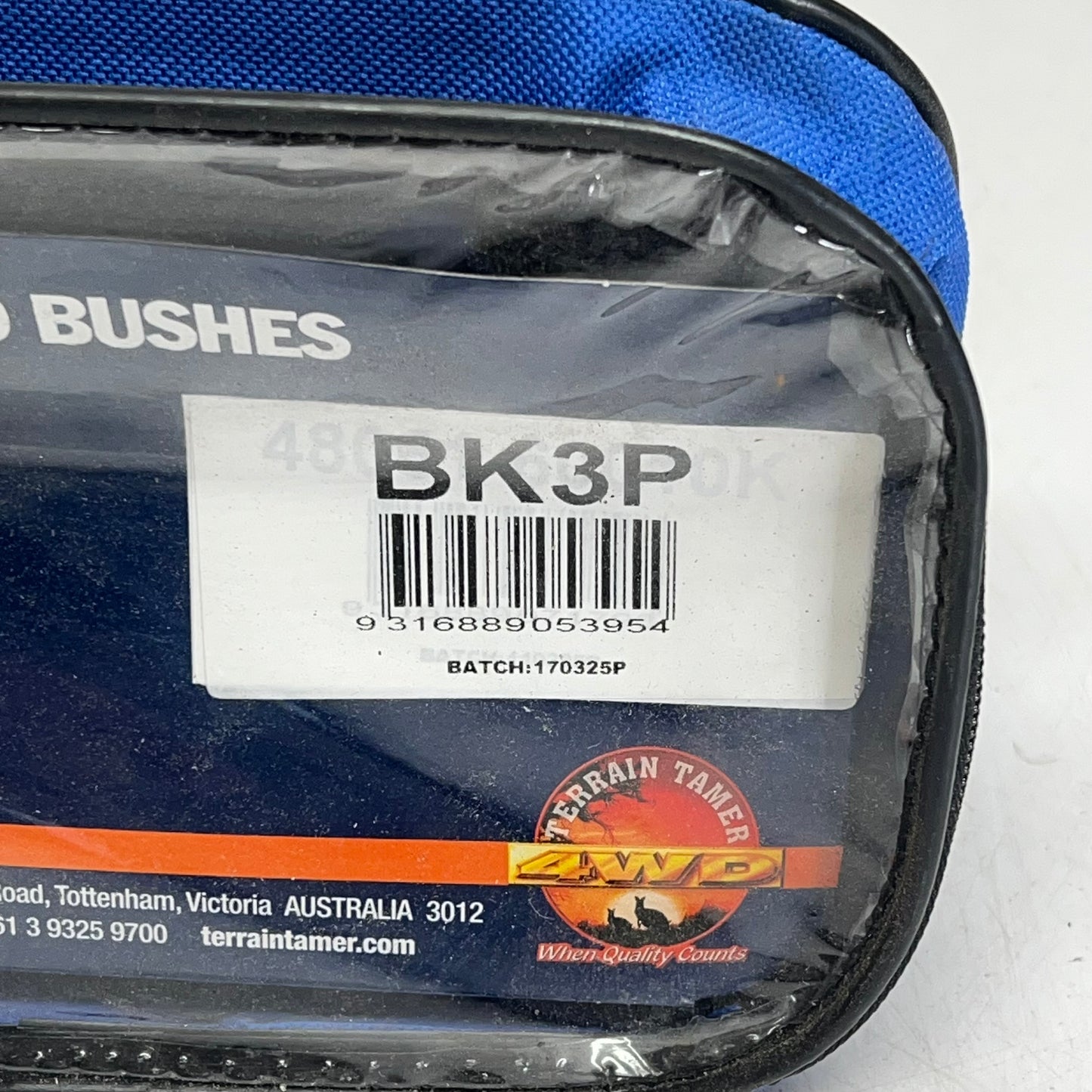 TERRAIN TAMER Shackle Bush Pro Bush Synthetic Kit Landcruiser 4# FT-7/80 BK3P