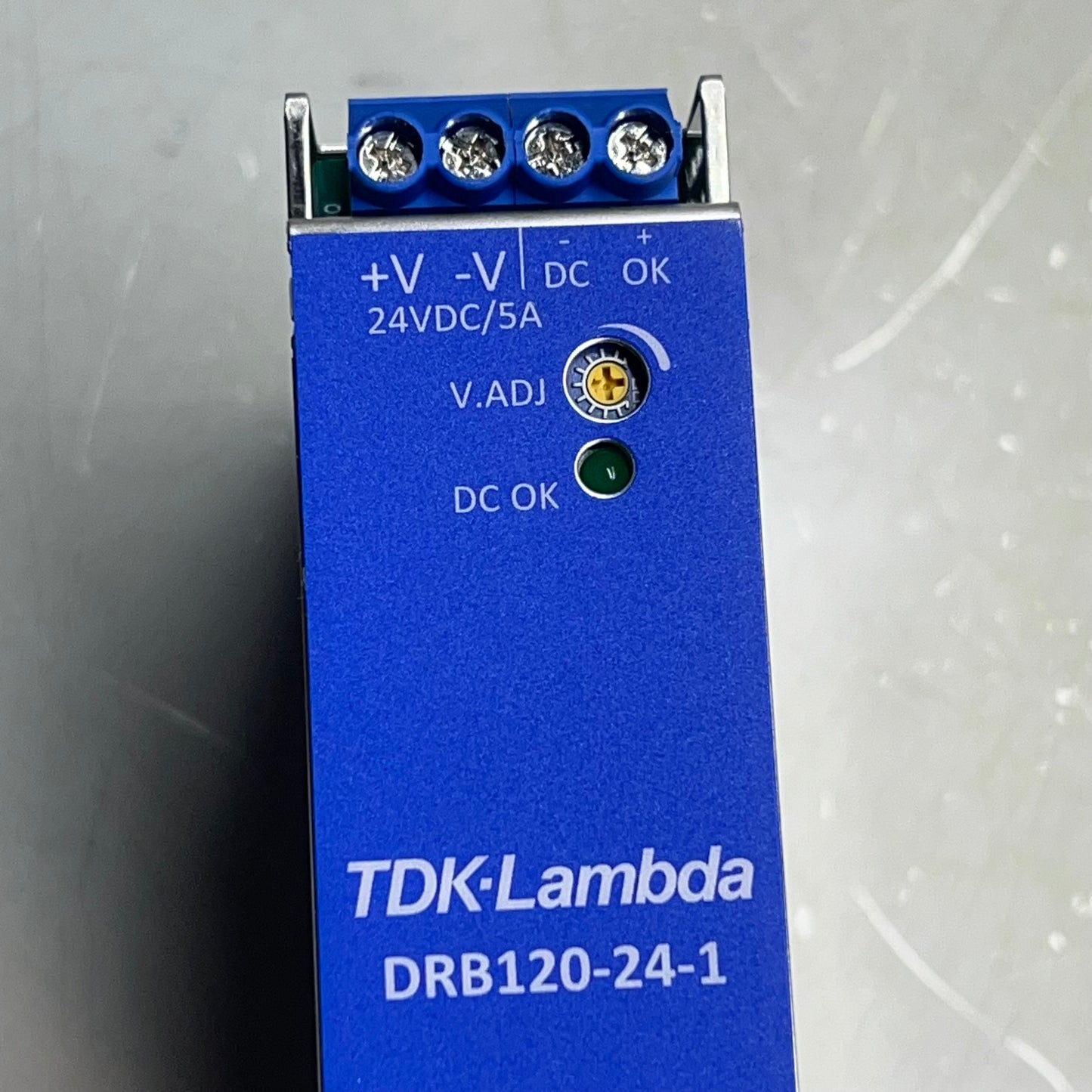 TDK-LAMBDA Power Supply DIN Rail DRB15-480 Series 120W 24V@5A Silver DRB120-24-1
