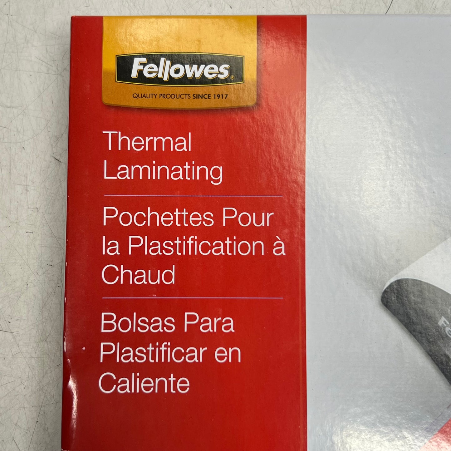 FELLOWES (100 PACK) Thermal Laminating 9" x 14.5" Clear CRC52045
