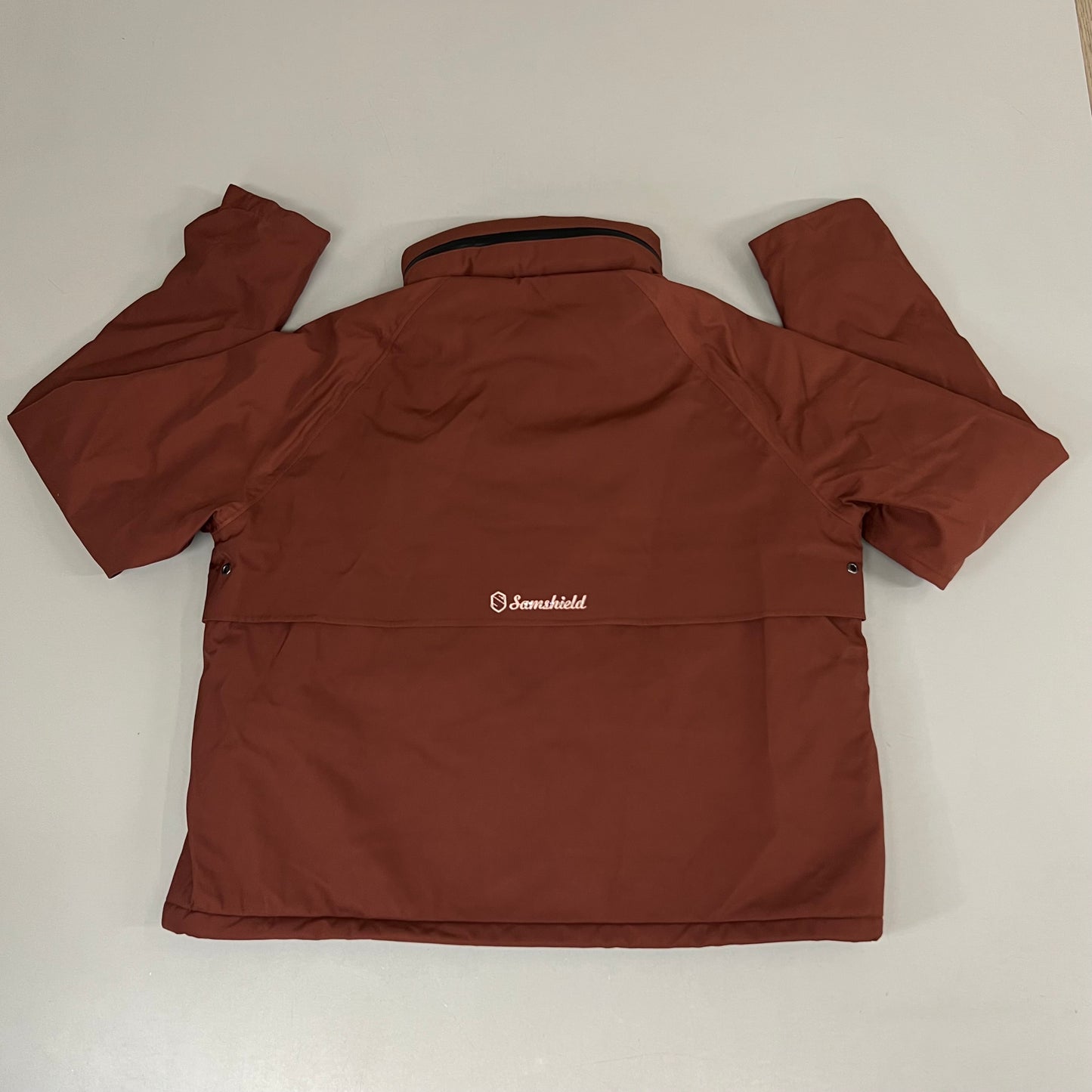 SAMSHIELD Lina Equestrian Winter Rain Coat Waterproof Women's Sz S Chestnut