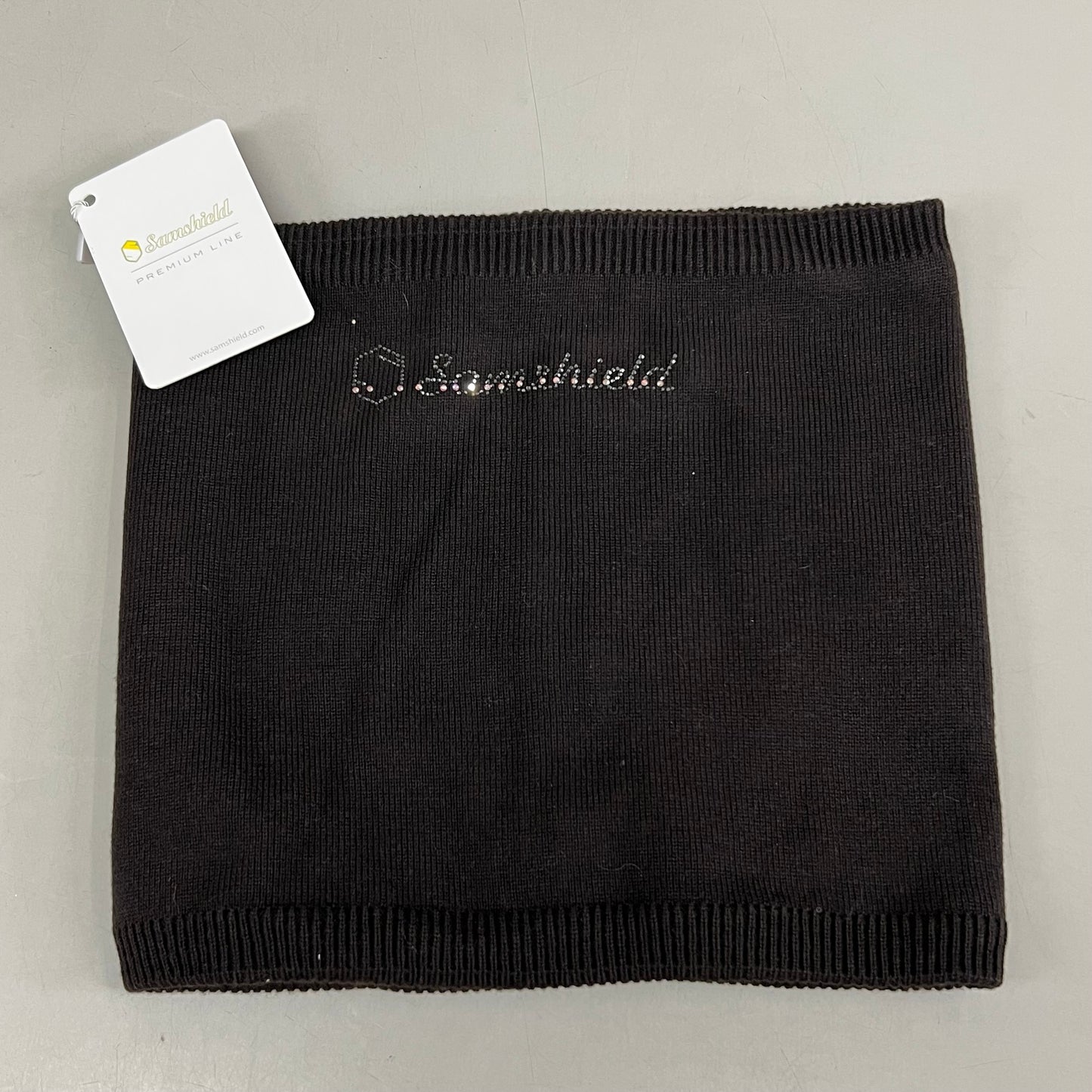 SAMSHIELD Equestrian Neck Warmer Women's Crystal Fits All Mocha