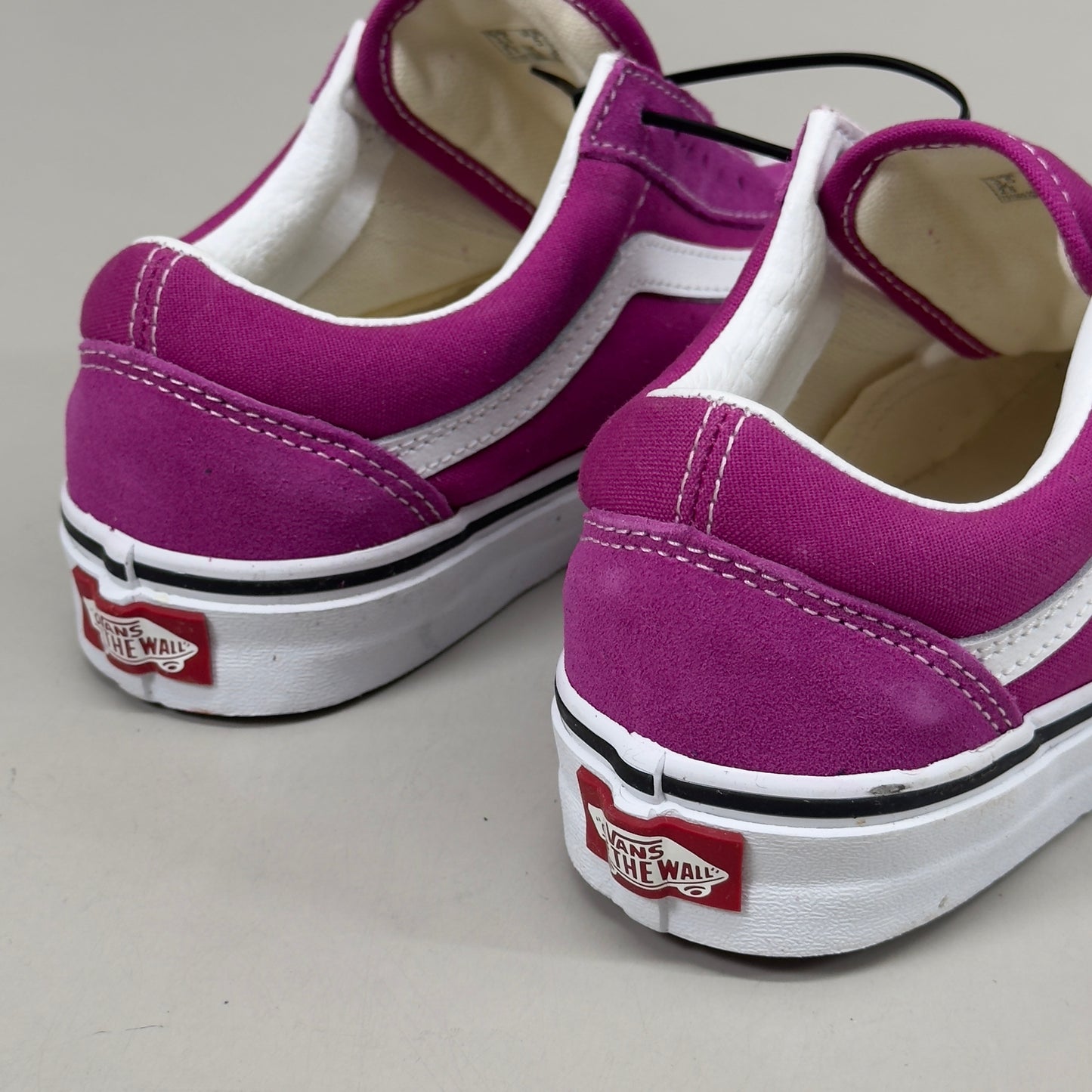 VANS Old Skool Sneakers Canvas & Suede Women's Sz 5.0 Men's Sz 3.5 Purple As-is