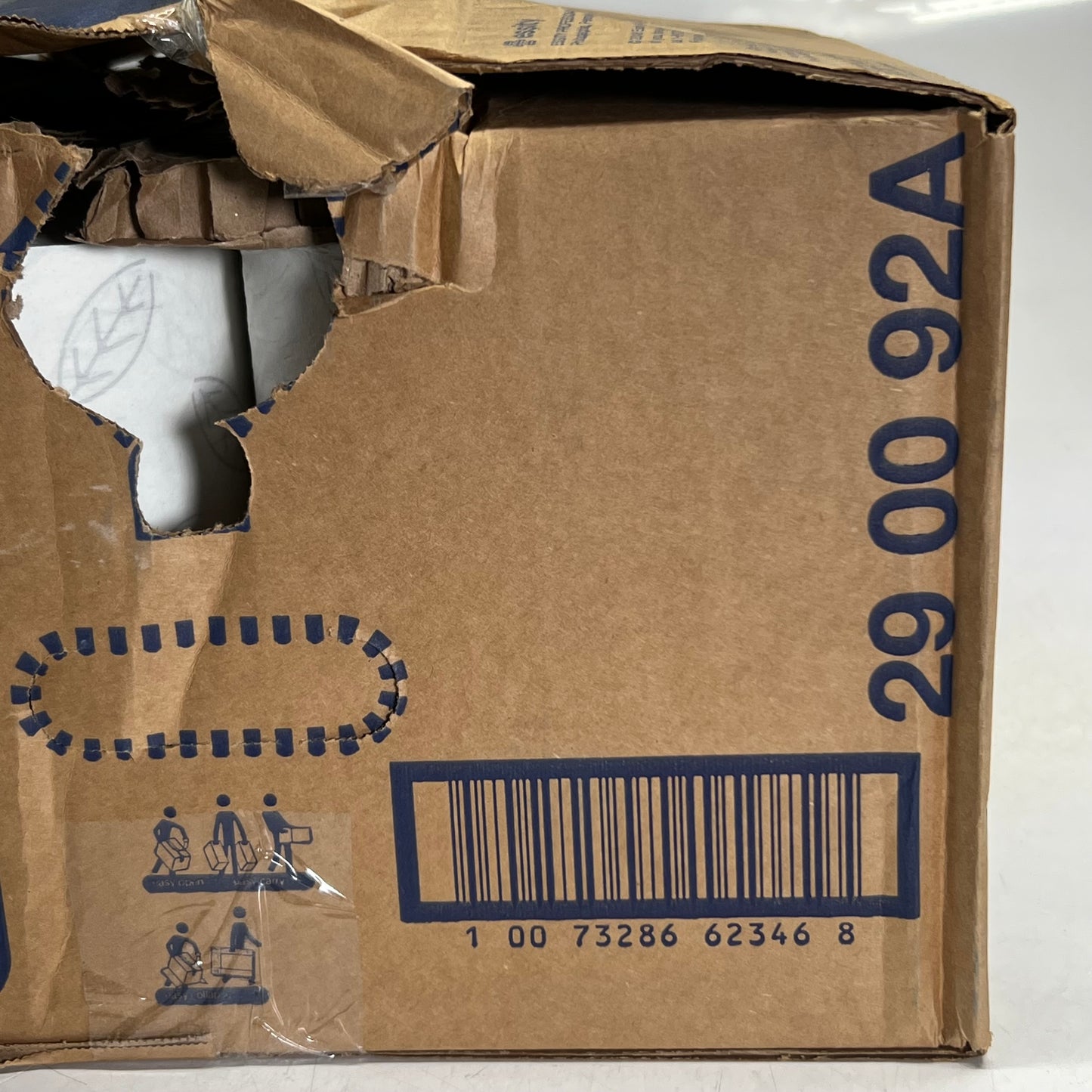 ZA@ TORK (6 ROLLS) Hand Towel Roll, White 7.7"W x 525 ft. 290092A (New Other, Distressed Box)