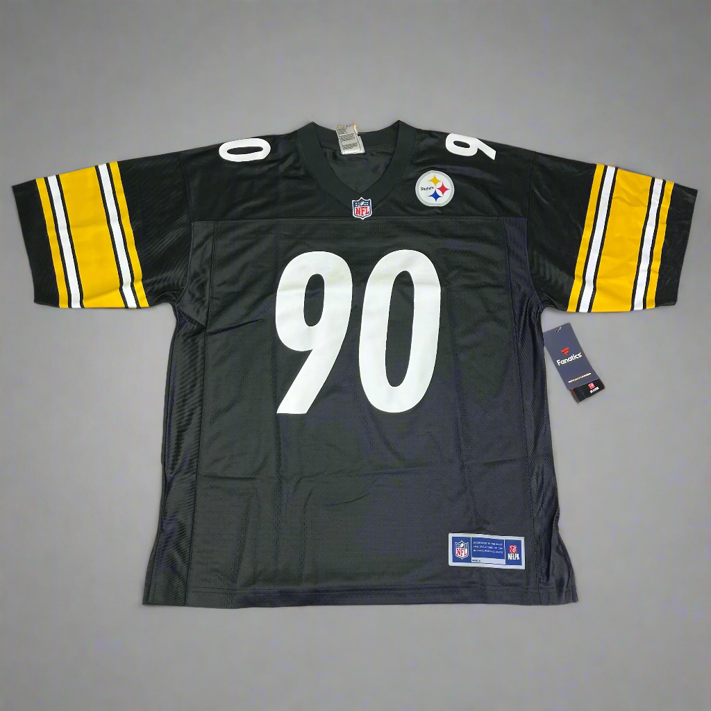 FANATICS Pittsburgh Steelers #90 T.J. Watt Home Jersey 2XL 427M-PSPL-7LF-4UA