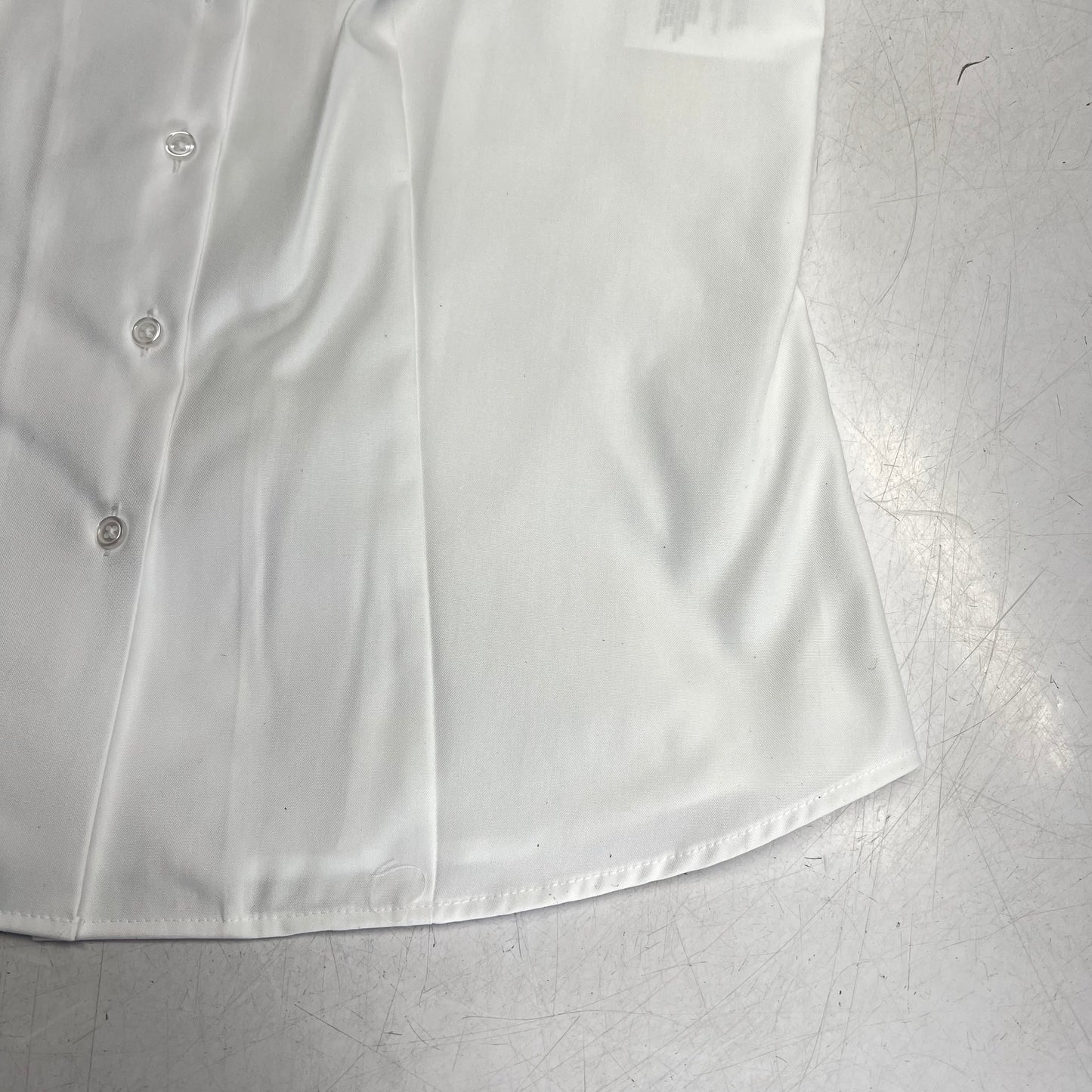 JONES New York Sleeveless Button Front Collared Blouse Women's Sz XS White 54050