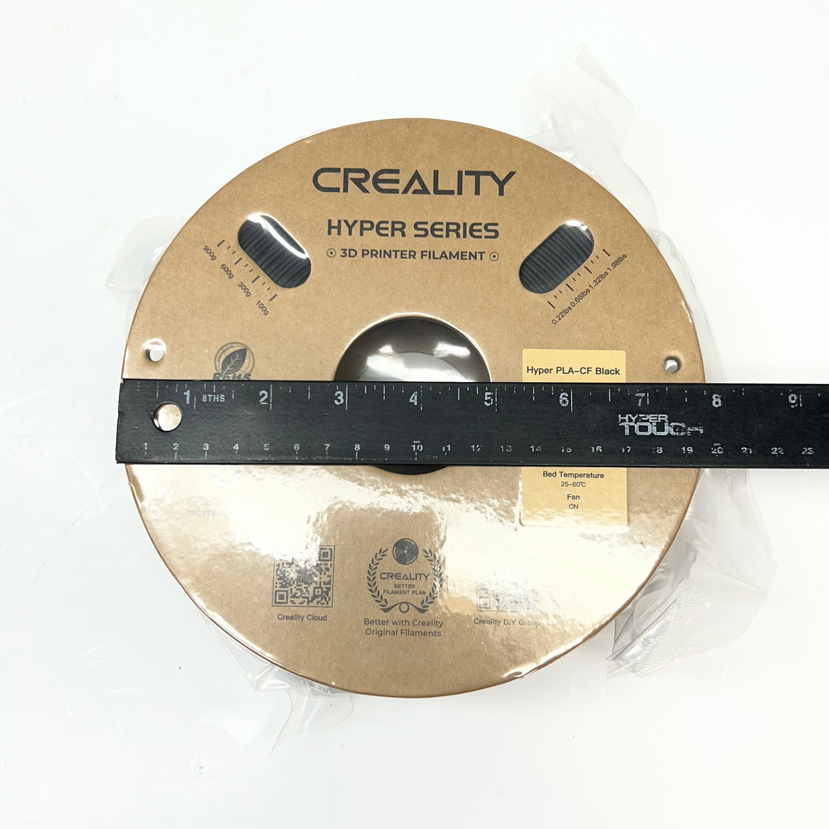 CREALITY Hyper PLA-CF 3D Printer Filament 1kg - High Speed 1.75mm Black 2603