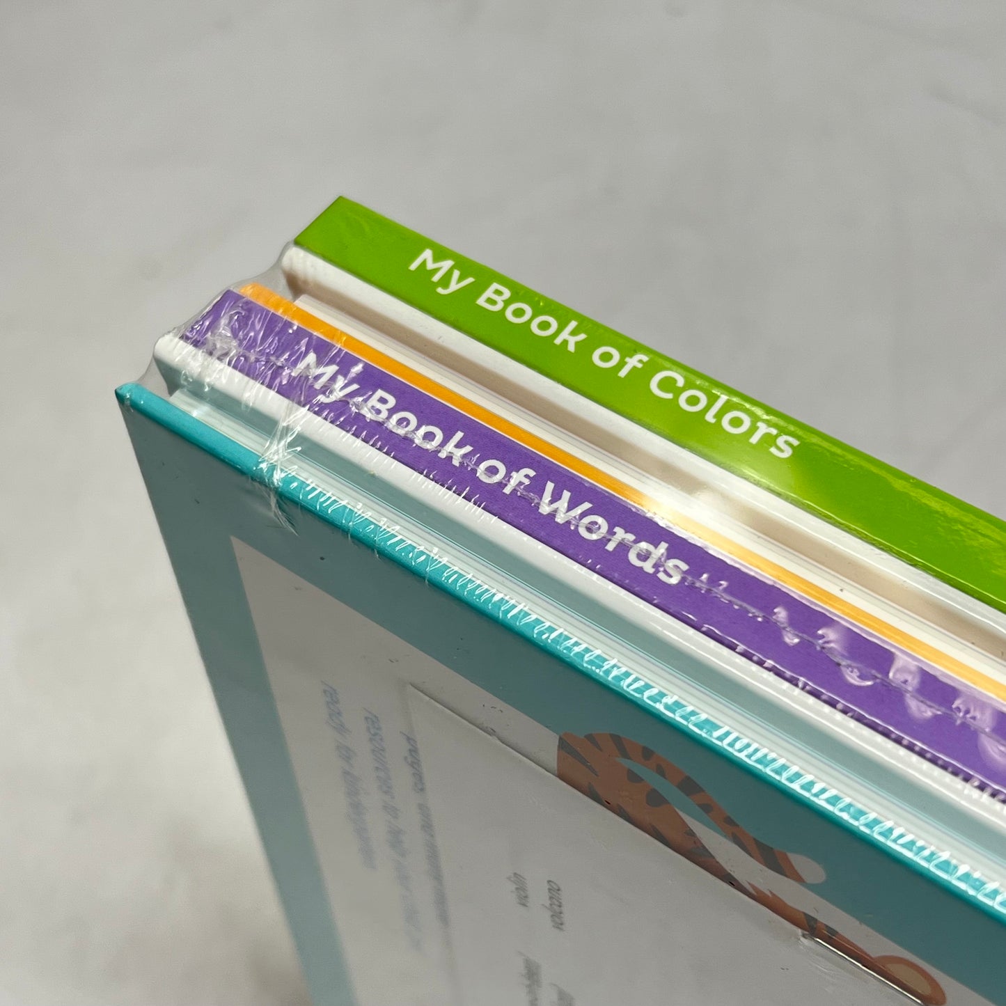MY BOOKS OF COLORS, NUMBERS, SHAPES & WORDS Children's Hardback Bilingual Set