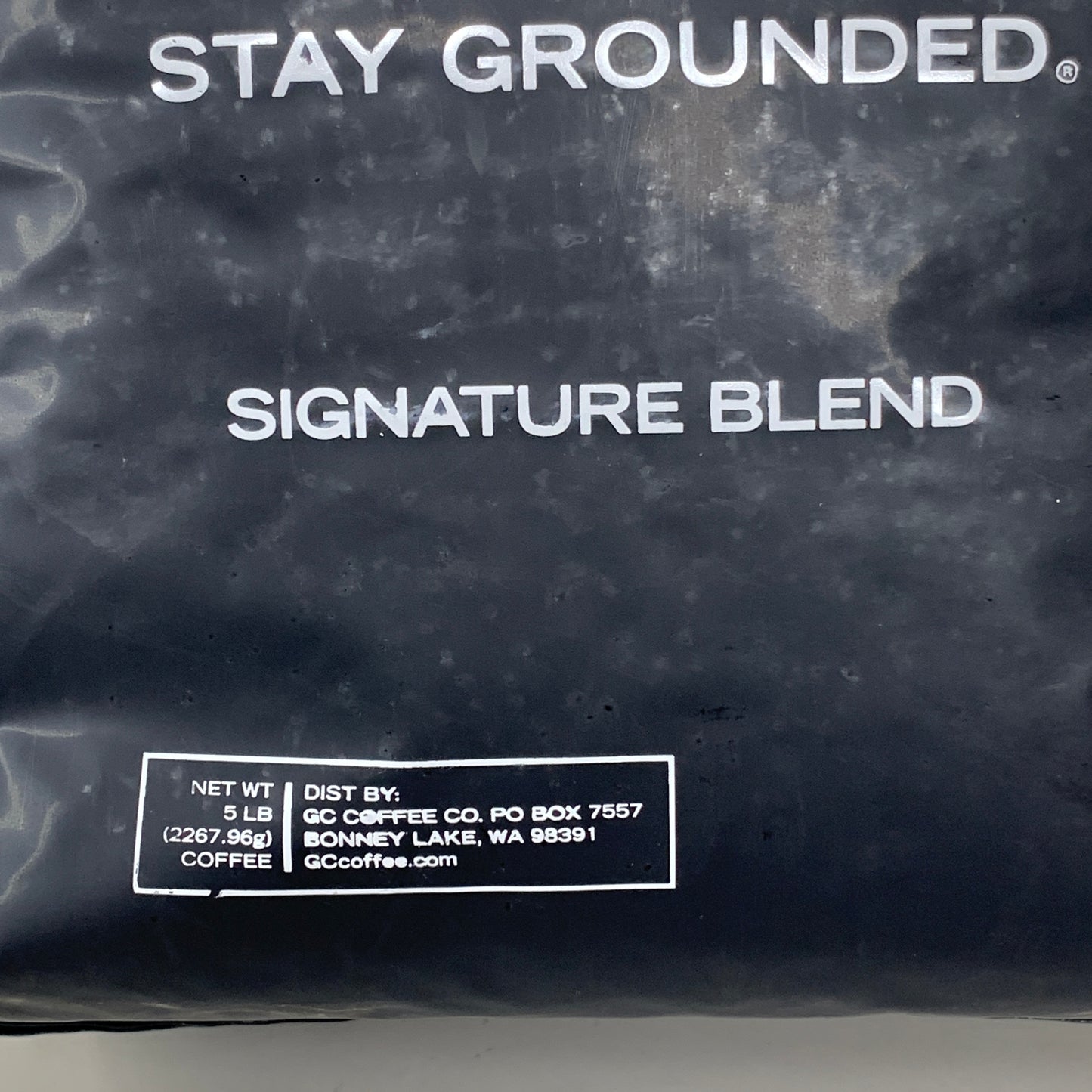 GC COFFEE CO. Stay Grounded Signature Blend Coffee Whole Beans 5 Pound Bag