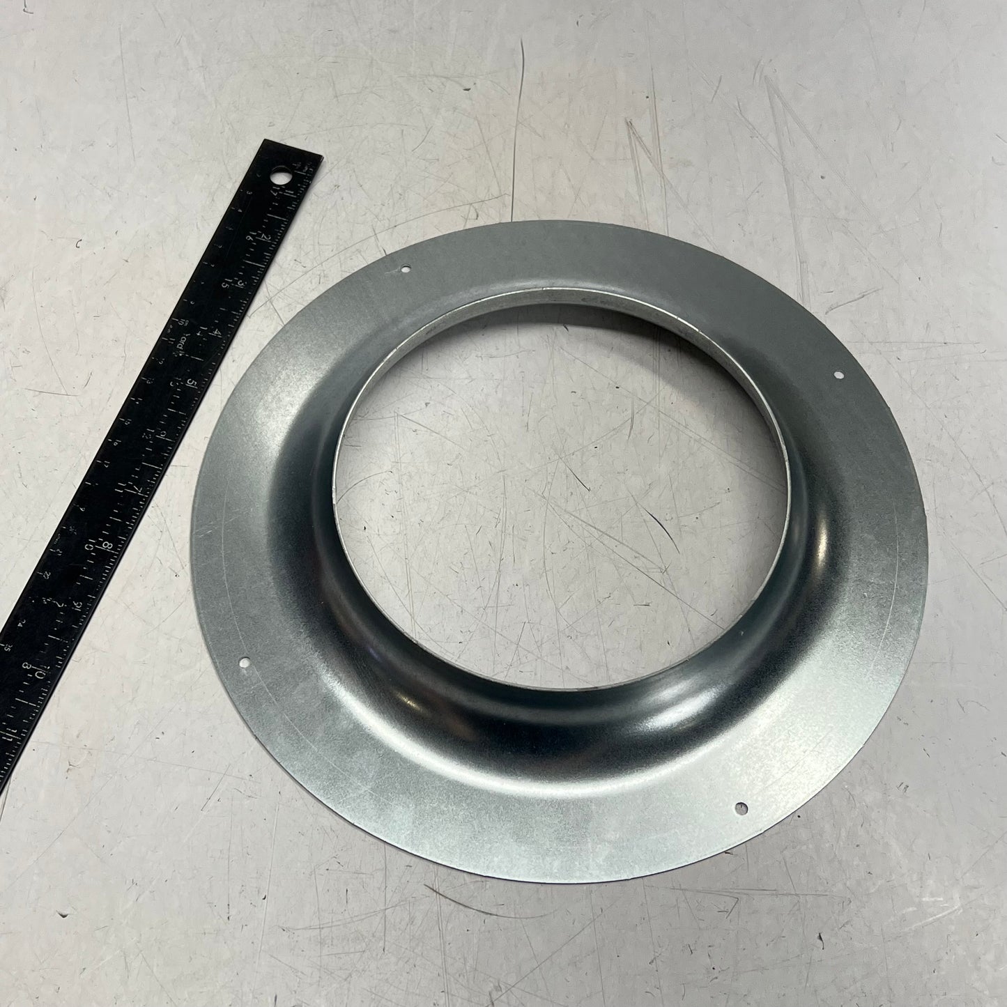EBM-PAPST Fan Inlet Ring For Backward Curved Centrifugal Fan Silver 96358-2-4013