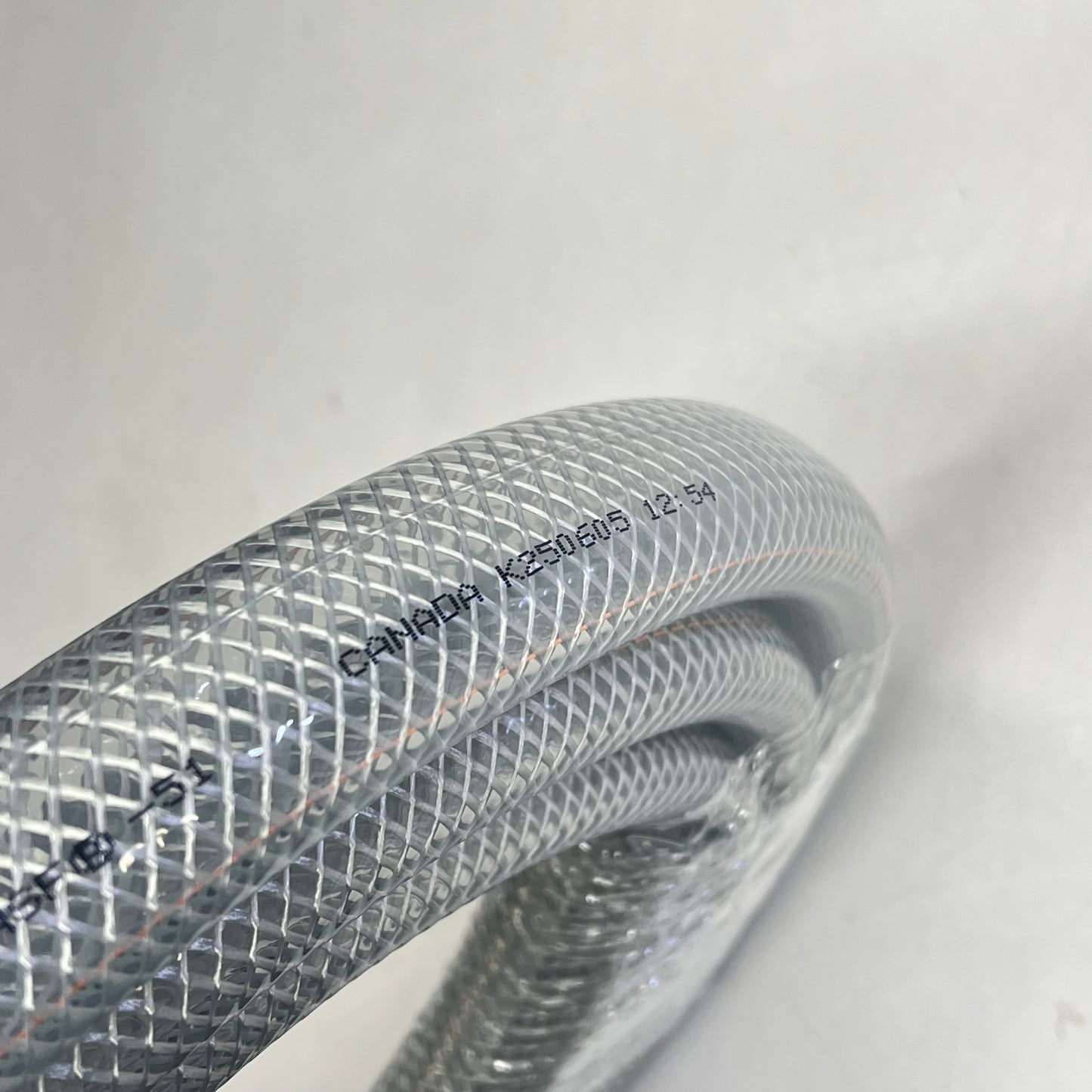 KURI TEC Clear Braid Food & Beverage Hose 1" ID 1-19/64" OD 10' K3150-16-10