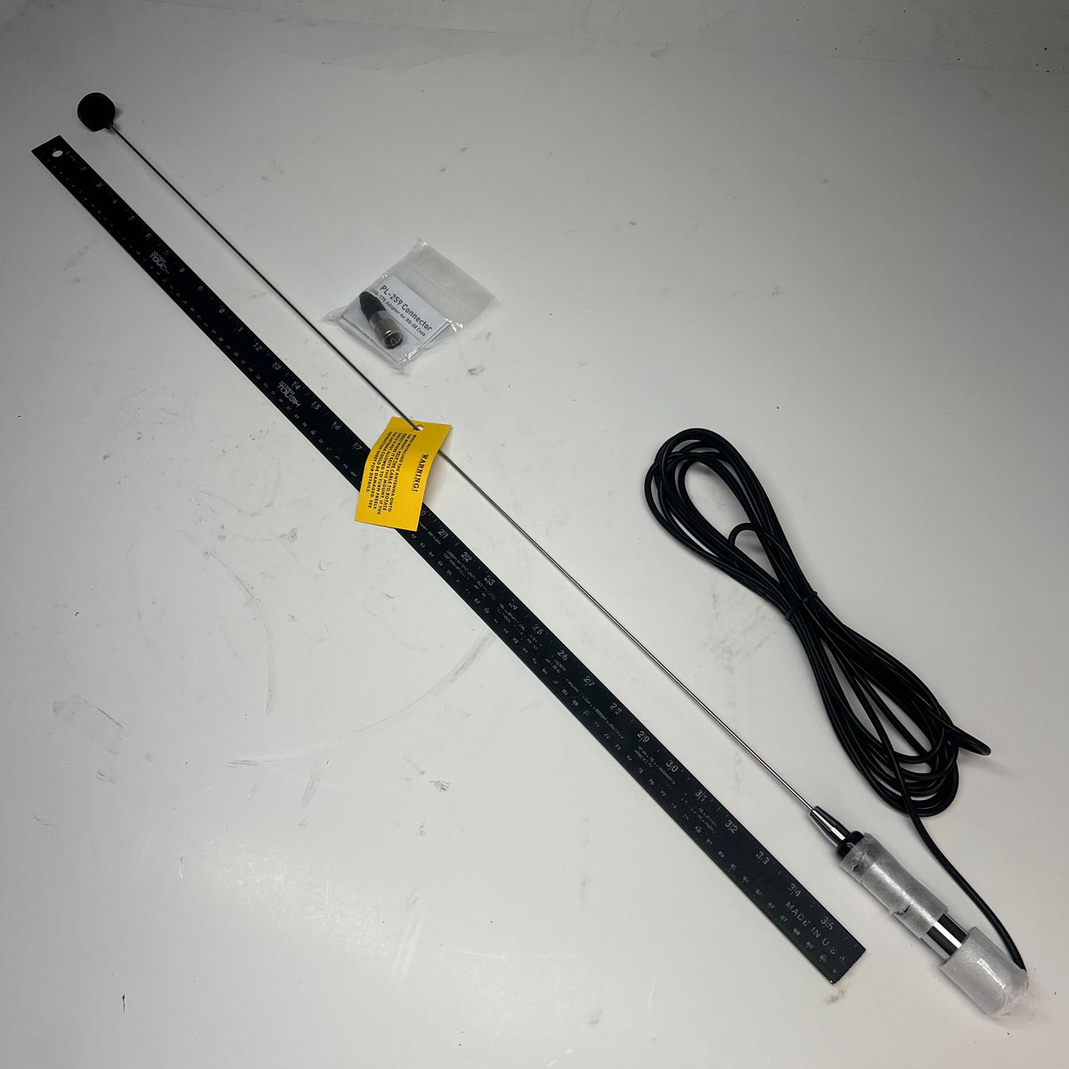SHAKESPEARE Low-profile Ais Ss Whip Antenna W/ Pl-259 Connector 36" 5250
