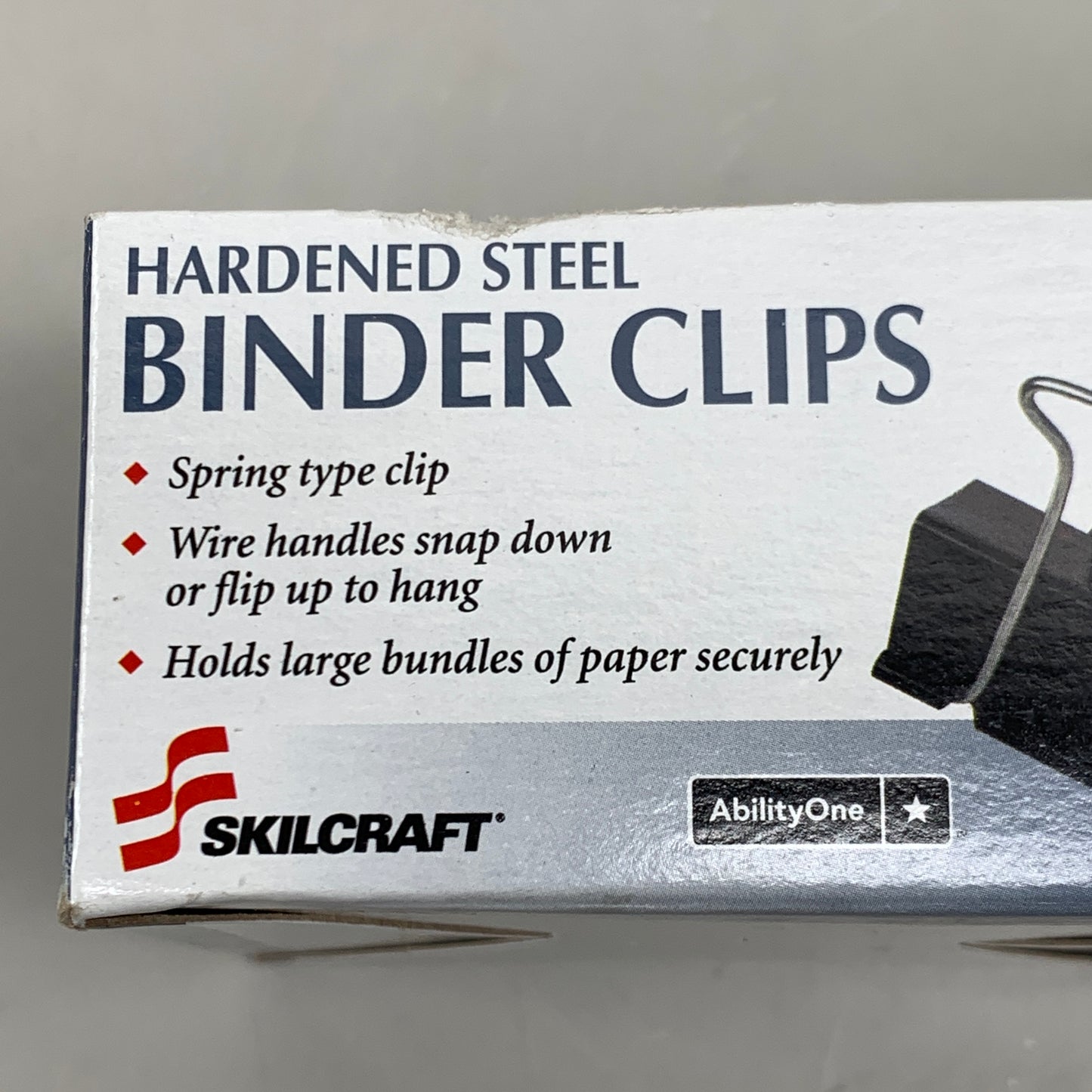 SKILCRAFT (5-PACK) Hardened Steel Binder Clips Medium 12 PK 7510002236807