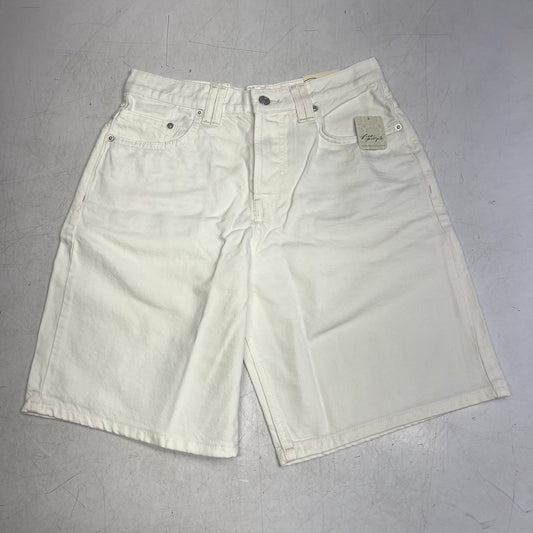 FREE PEOPLE We the Free Montana Shorts Knee Length Women's sz 27 White OB2181075