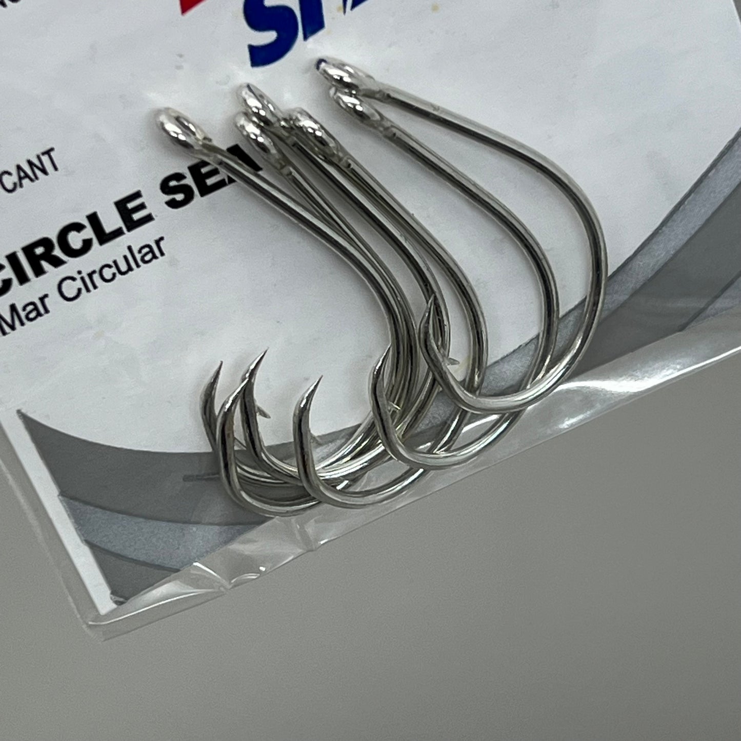 EAGLE CLAW (5 PACK) Circle Sea Freshwater & Saltwater Chrome #4/0 6pc L197G-4/0