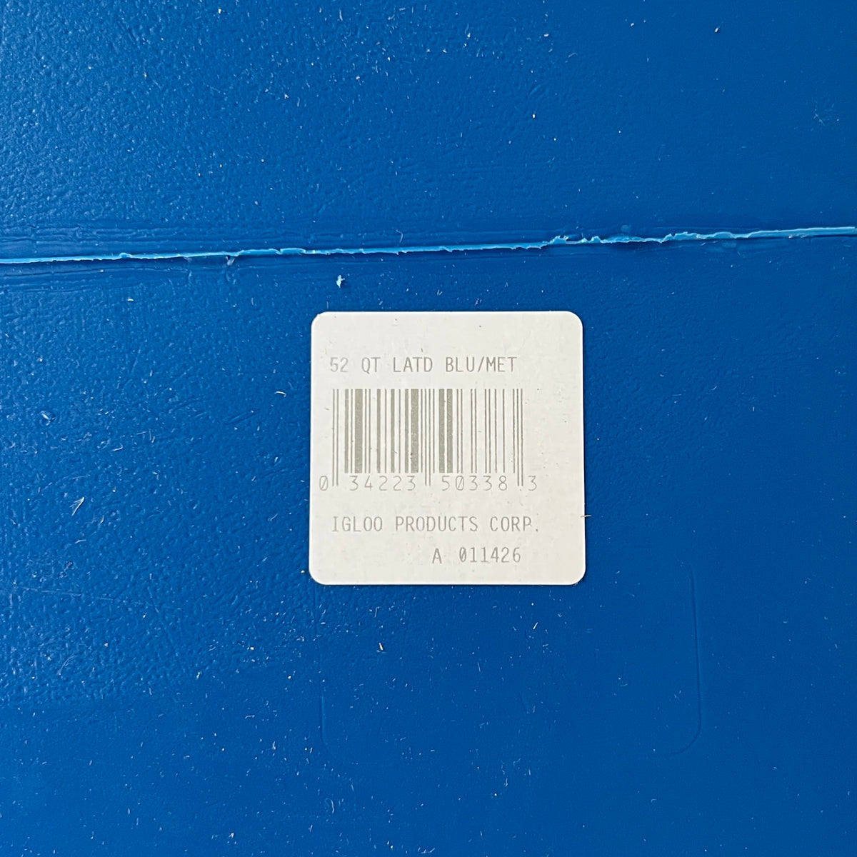 IGLOO Chest Cooler - Standard 52 qt Blue A 011426