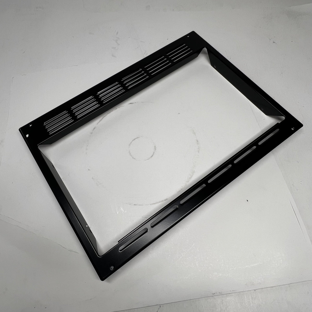 GE APPLIANCES Premium Microwave Trim Kit 0.9 Cu. Ft. Black Stainless JX1095STBB