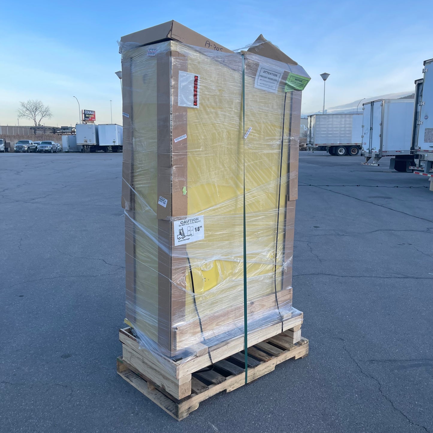 Z@ SECURALL Rolling Safety Storage Cabinet for Flammable Liquids 45 Gal Capacity A345-C (AS-IS)(D)