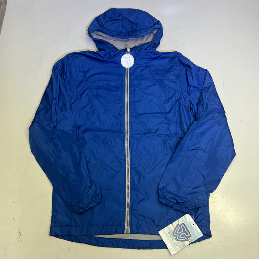 WHALES TAIL PERFORMANCE  Fleece Lined Windbreaker Jacket Boy's Sz 16/18 Blue