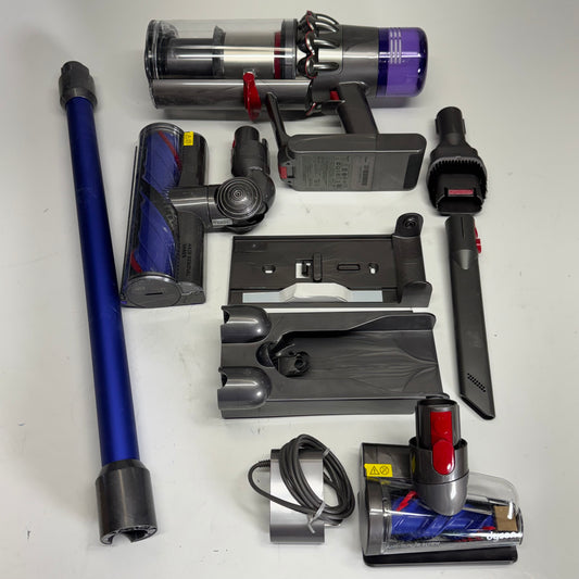 DYSON V11 Plus Cordless Vacuum Sz 9.84"W x 10.28"L x 49.67"H, Nickel/Purple