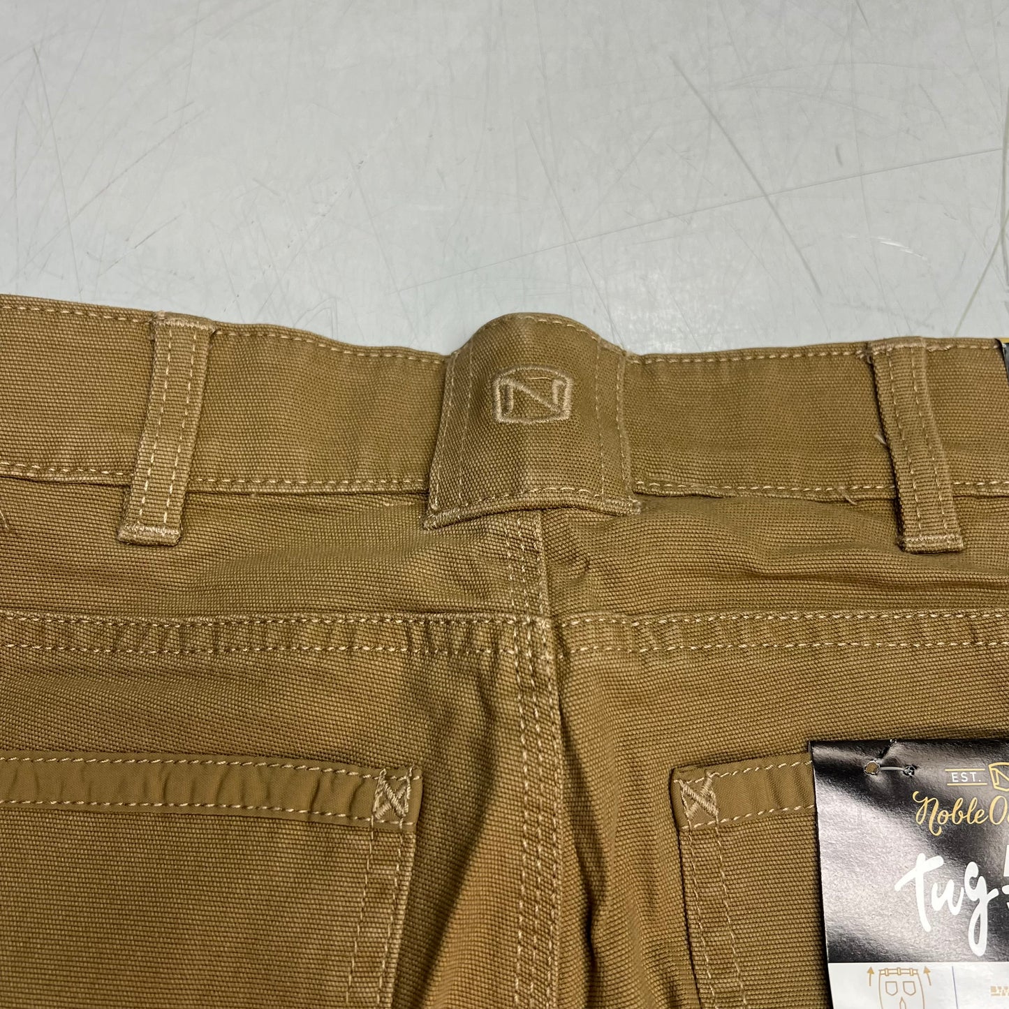 NOBLE OUTFITTERS Tug Free Utility Stretch Canvas Work Pant Women's Sz 12 Coyote