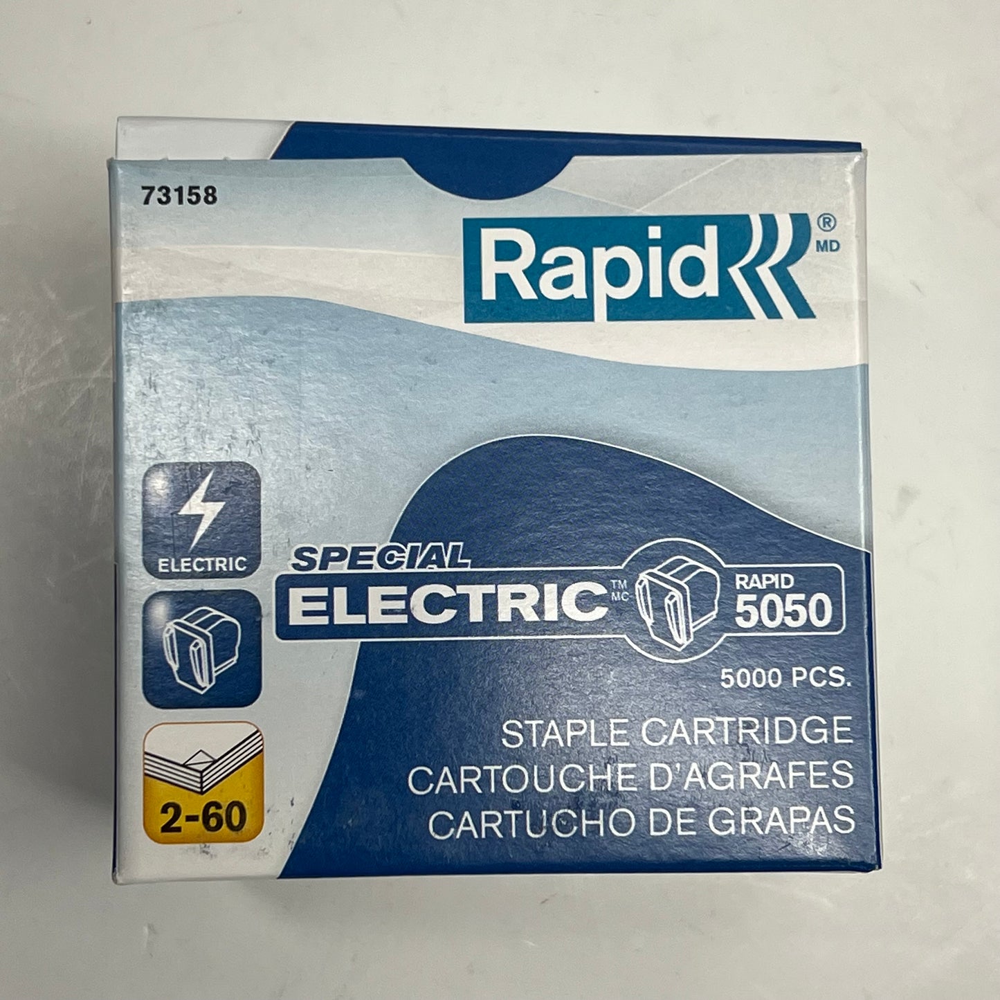 RAPID Special Electric Staple Refill 5050 Cassette 5000 Staples Blue 73158