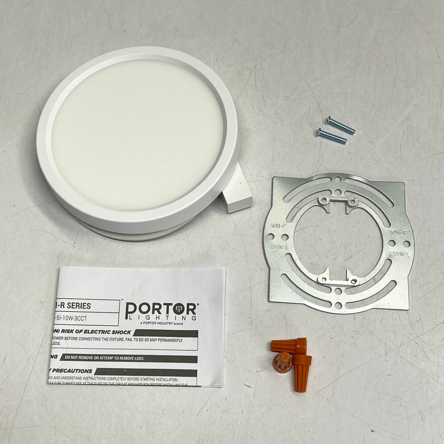 ZA@ PORTER LIGHTING  Round Led Surface Mount Downlight 5' Dia PT-DLSM-R-51-10W-3CCT
