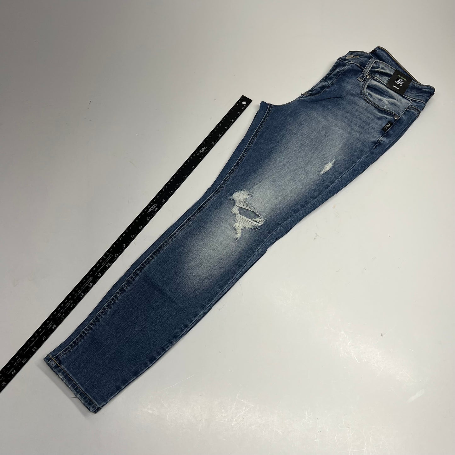 SILVER JEANS CO Distressed Suki Skinny Leg Jeans Women's Sz 31/29 Indigo