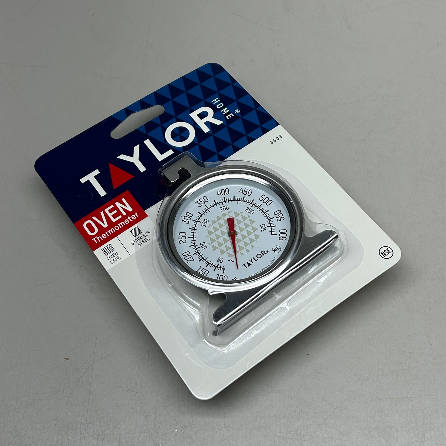 TAYLOR Analog Dial Oven Thermometer Stainless Steel 3506 (New)