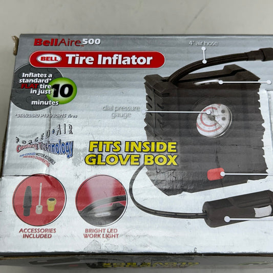BELL AUTOMOTIVE Portable Dial Pressure Gauge Tire Inflator Black BELLAIR500