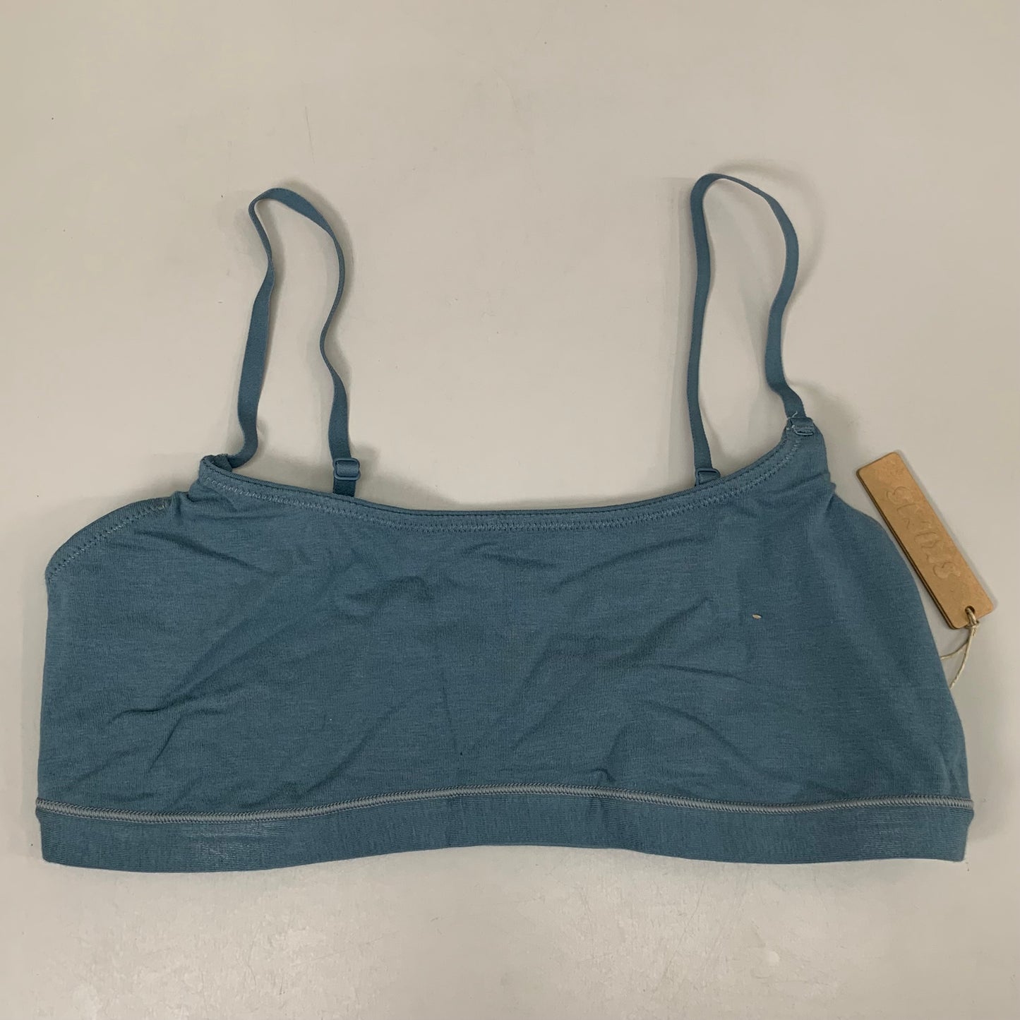 SKIMS Cotton Jersey Scoop Bralette 90% Cotton Women's Sz M Kyanite BR-SCN-0741