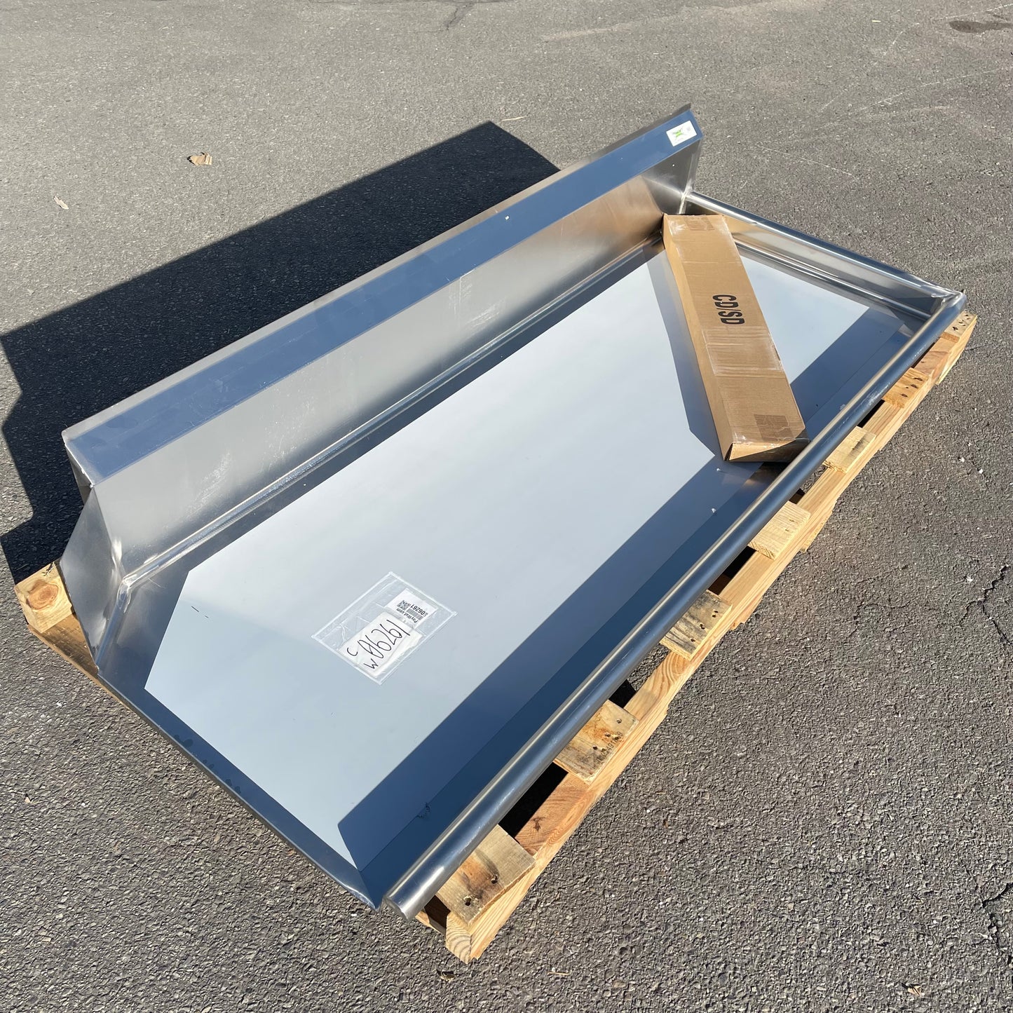Z@ Pallet of REGENCY Clean Dish Table - Right Drainboard Stainless Steel 600CDT72R (NEW)