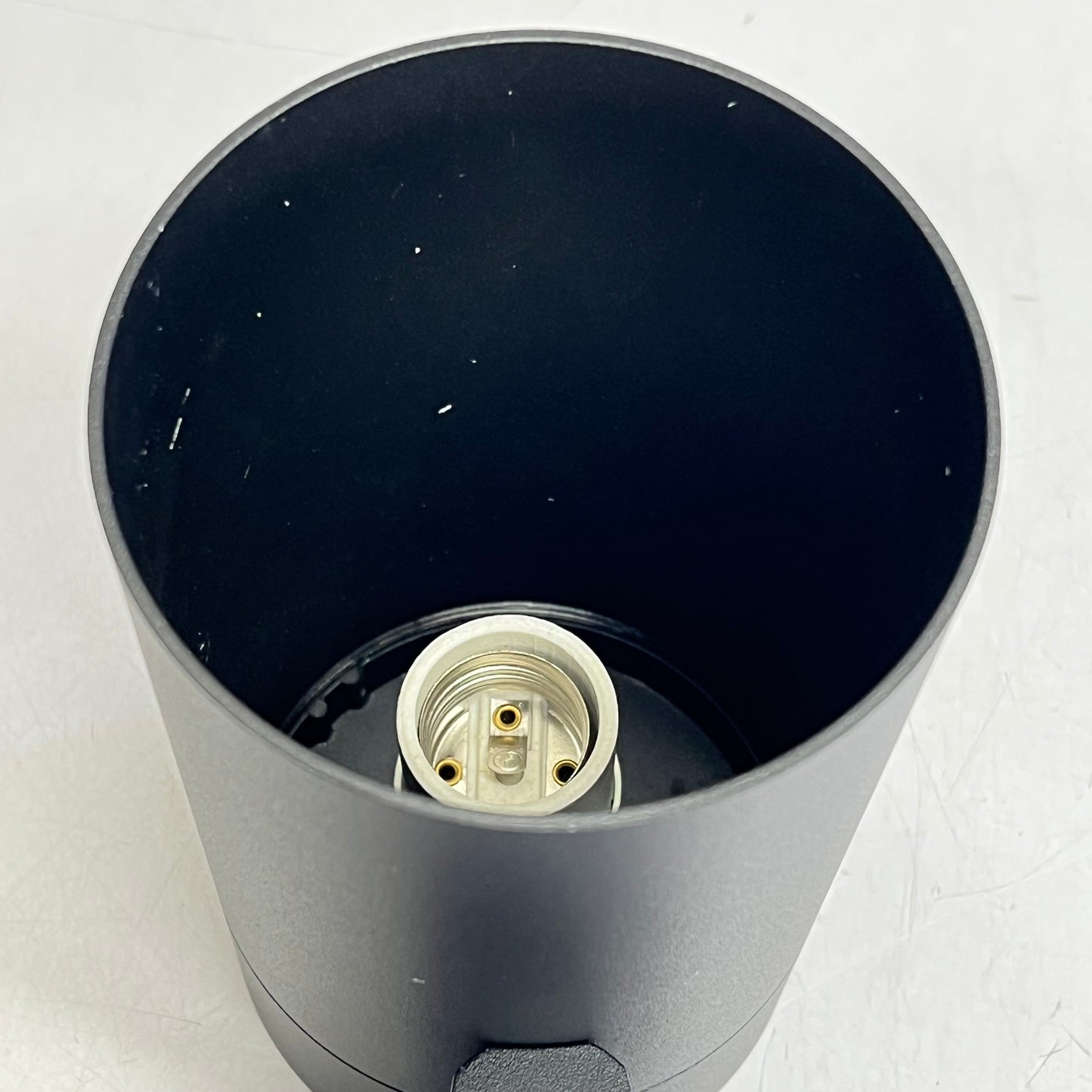 QUORUM  Main Street Cylinder 1 Light Outdoor Wall Lantern  7.75"  Black 720-69