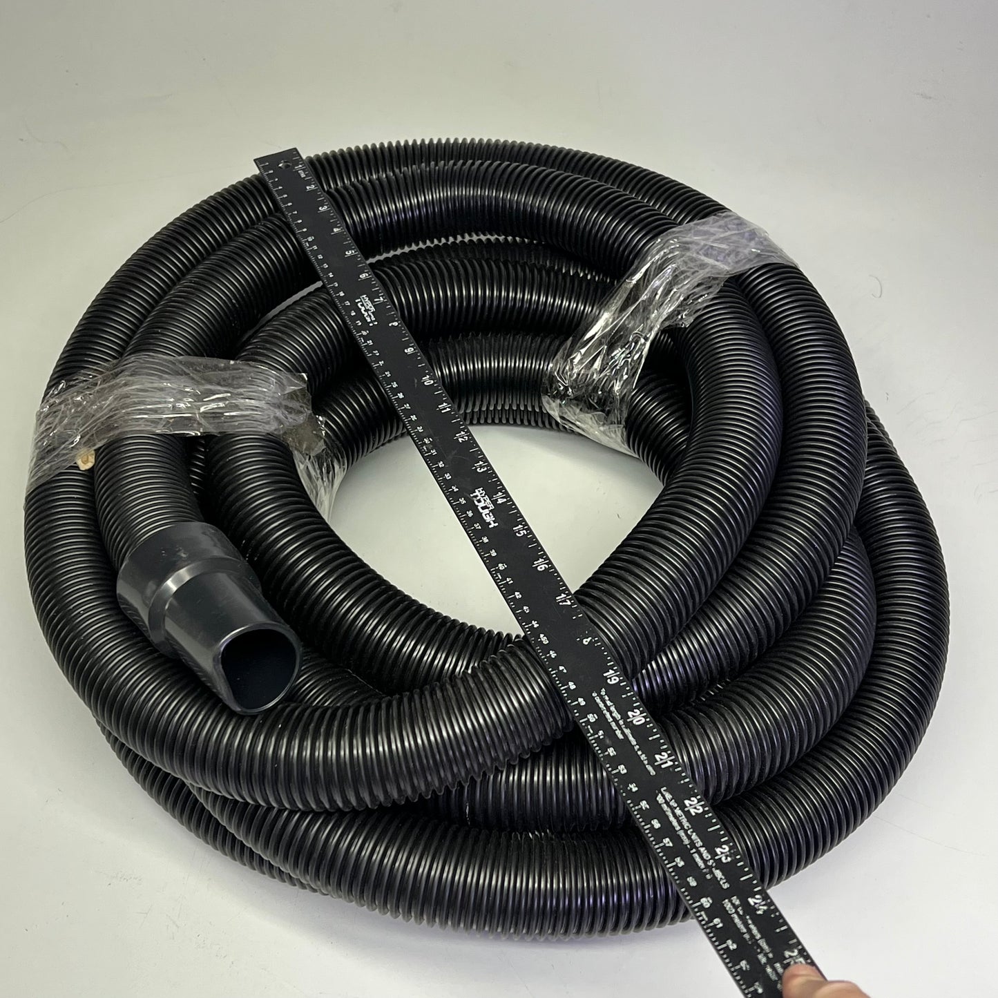 FLEXHAUST Uniloop Drain/Vacuum Hose Assembly 25ft 1.5ID Black 5971500109SB