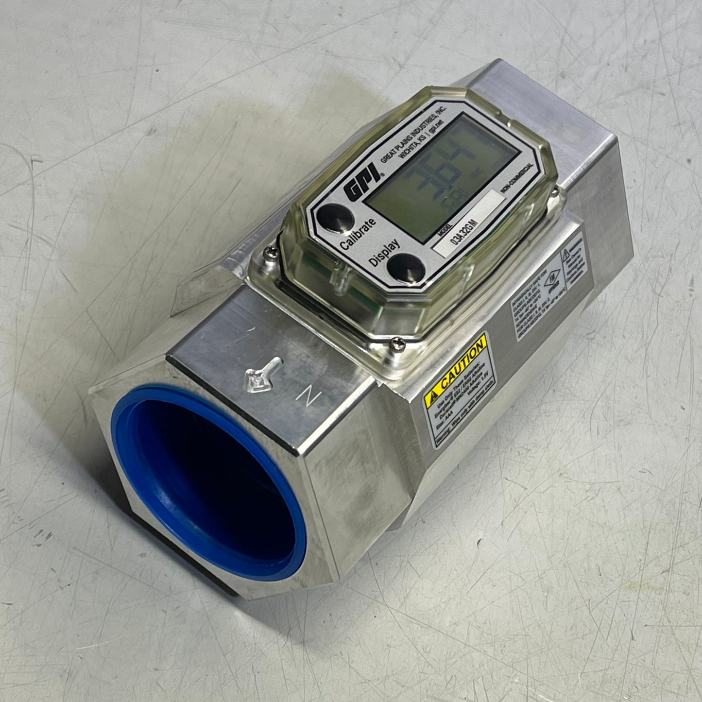 GPI Digital Fuel Meter Compact Easy Install NPT 2" 113900-9502