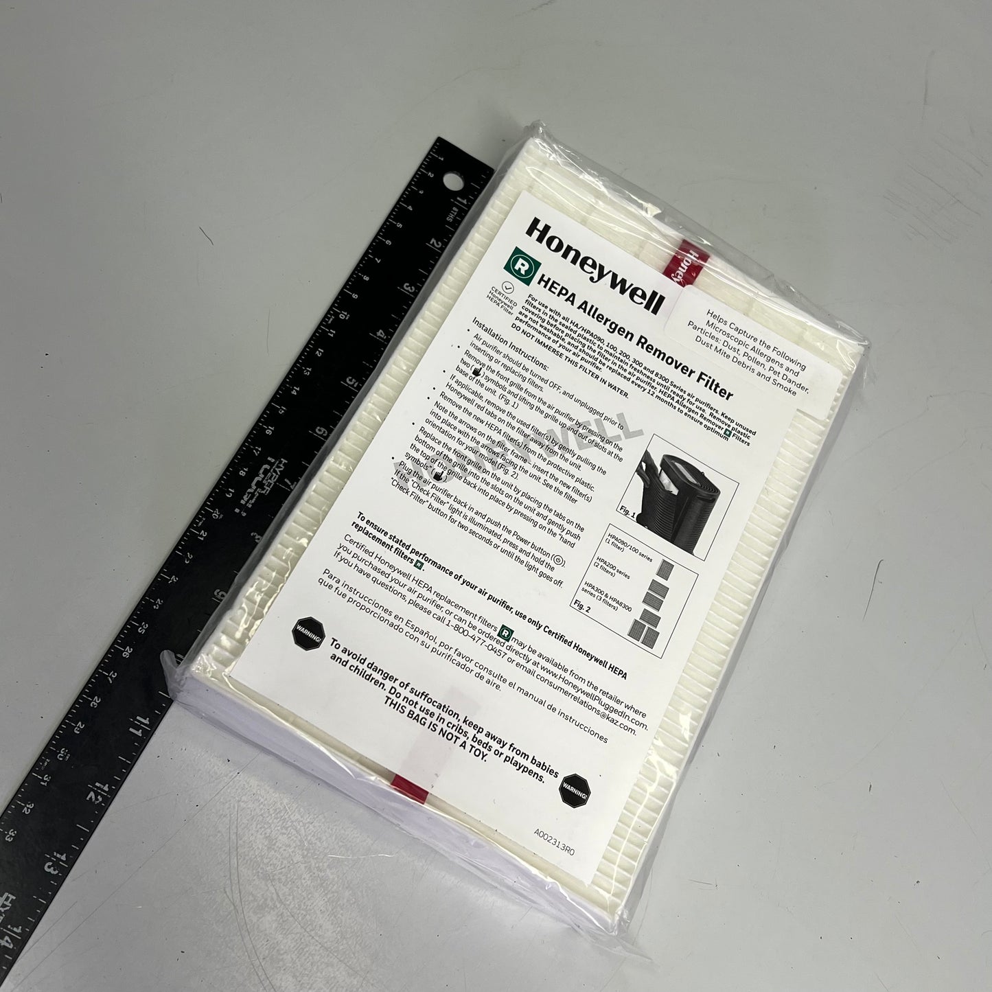 HONEYWELL Replacement True HEPA Filter Value Combo Pack 3 Piece HRF-ARVP (As-is)