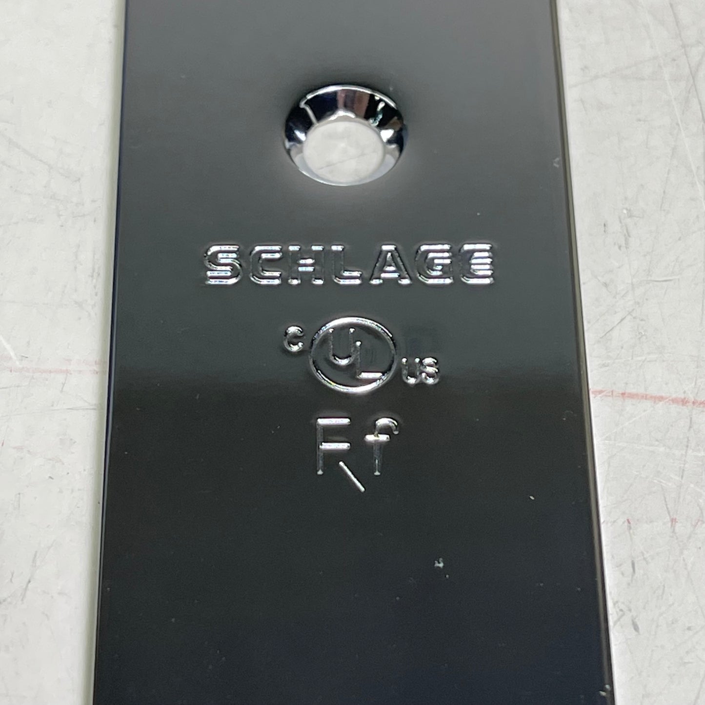 SCHLAGE Armor Front L Series 1-1/16" Wide Allegion Satin Chrome 09-668 626