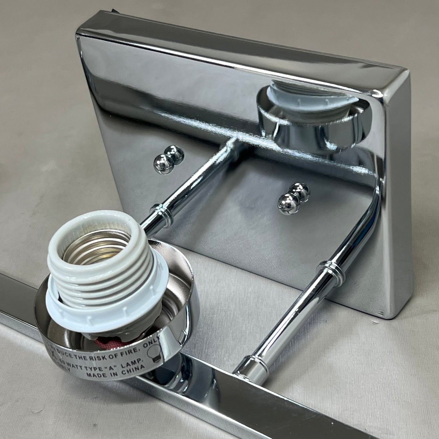 TRANS GLOBE 3-Light Glass Drum Shaded Vanity Bar 6"x22"x7.5" Black 70523 (New Other- Slightly Distressed Packaging)