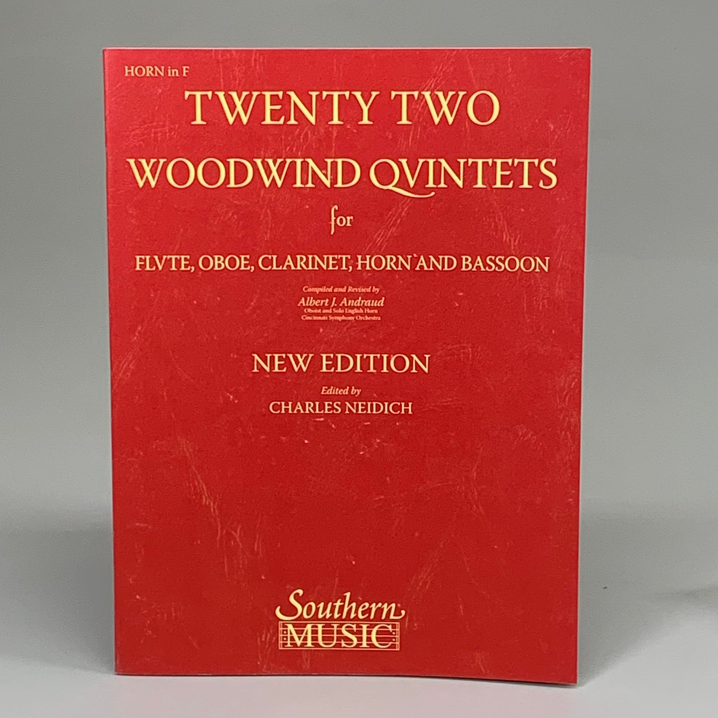 SOUTHERN MUSIC (5 PACK!) Twenty Two Woodwind Quintets New Edition Red AS-IS