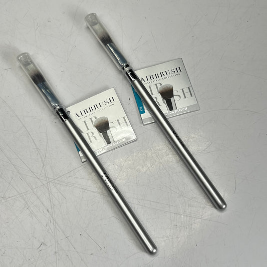 IT COSMETICS (2 PACK) Airbrush Precision Shadow Brush #112 Brown/Silver