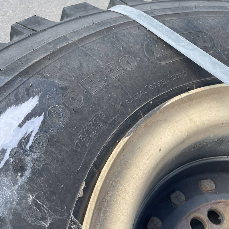 MICHELIN XZL 16.00R20 Military Off-Road Tire on Wheel (Good)