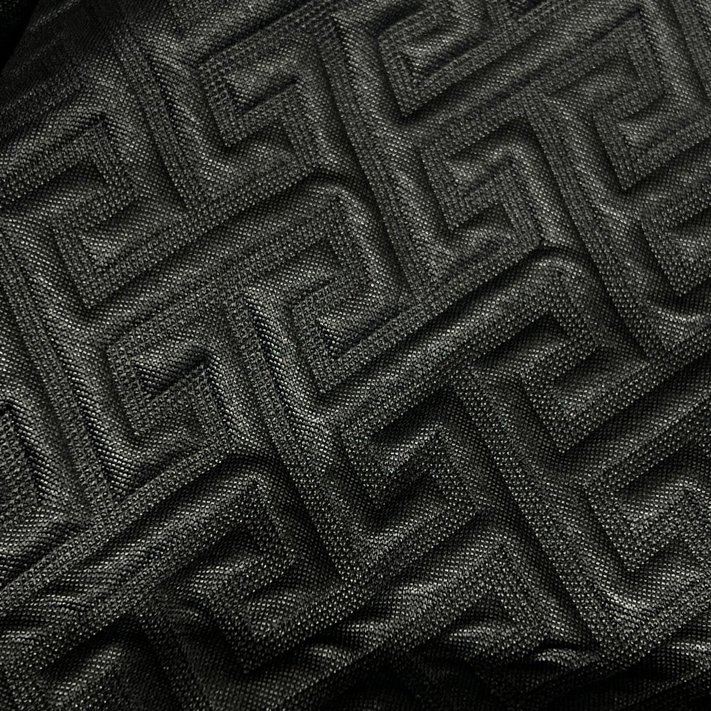 NATORI Textured Quilted Vest Maze Short Sleeve Cardigan Women's Sz XL Black